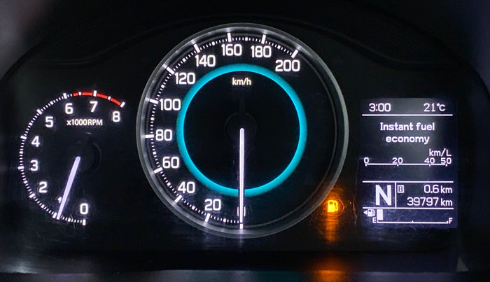 2018 Maruti IGNIS ZETA 1.2 K12 AMT, Petrol, Automatic, 39,822 km, Odometer Image