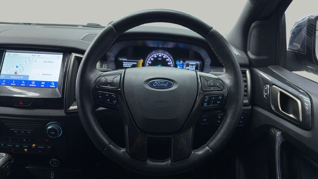2021 Ford Everest Titanium (4WD), Automatic, 92909 km, Steering Wheel Close-up