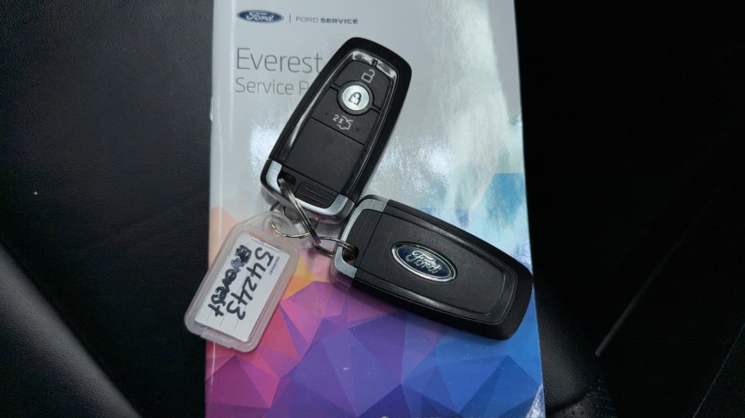 2021 Ford Everest Titanium (4WD), Automatic, 92909 km, Key Close-up