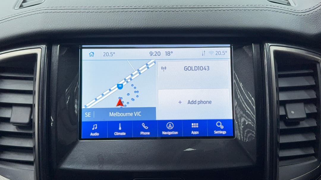 2021 Ford Everest Titanium (4WD), Automatic, 92909 km, Infotainment System