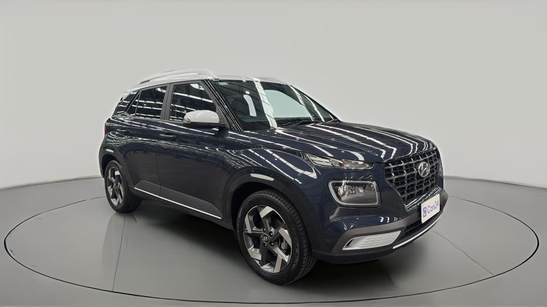 2023 Hyundai Venue Elite (denim) Two-tone Roof, Automatic, 13637 km, Right Front Diagonal (45- Degree) View