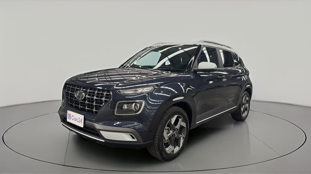 2023 Hyundai Venue Elite (denim) Two-tone Roof, Automatic, 13637 km, Left Front Diagonal (45- Degree) View