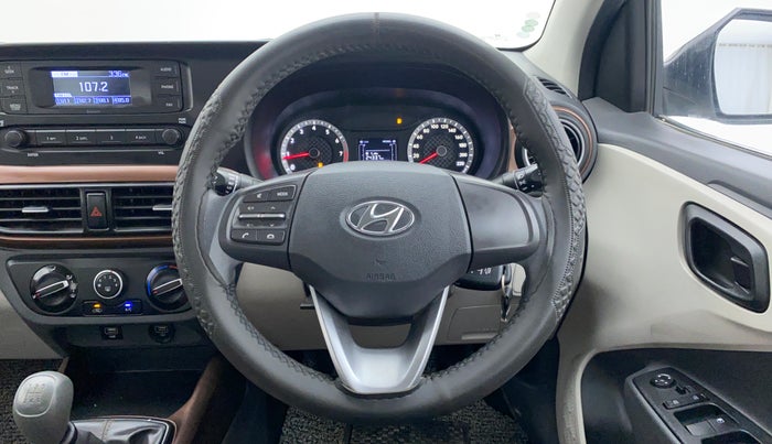2021 Hyundai AURA S 1.2 CNG, CNG, Manual, 12,416 km, Steering Wheel Close Up