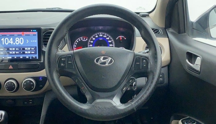 2016 Hyundai Grand i10 SPORTZ 1.2 KAPPA VTVT, Petrol, Manual, 26,027 km, Steering Wheel Close Up