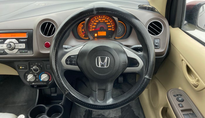 2013 Honda Amaze 1.2L I-VTEC S, Petrol, Manual, 65,872 km, Steering Wheel Close Up
