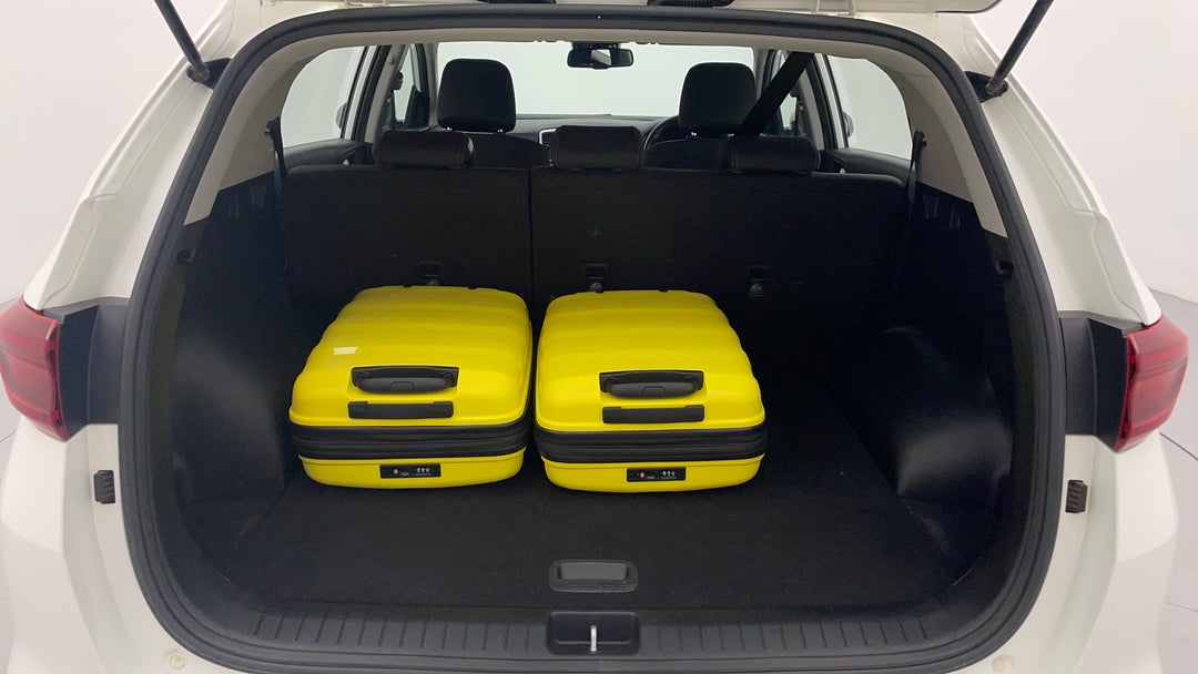 Boot Inside View with Luggage