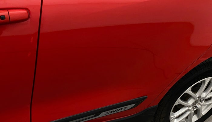 2018 Maruti Swift ZXI AMT, Petrol, Automatic, 58,119 km, Rear left door - Slightly dented