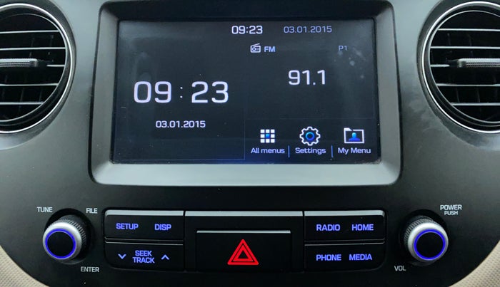 2018 Hyundai Grand i10 ASTA 1.2 KAPPA VTVT, Petrol, Manual, 53,287 km, Infotainment System