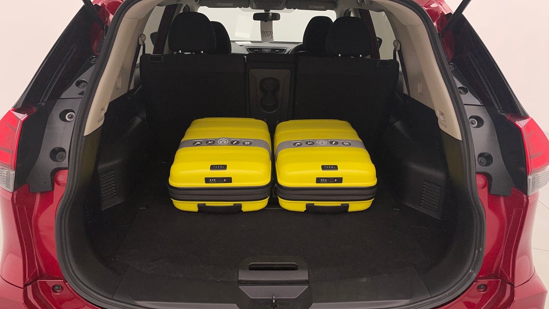 Boot Inside View with Luggage