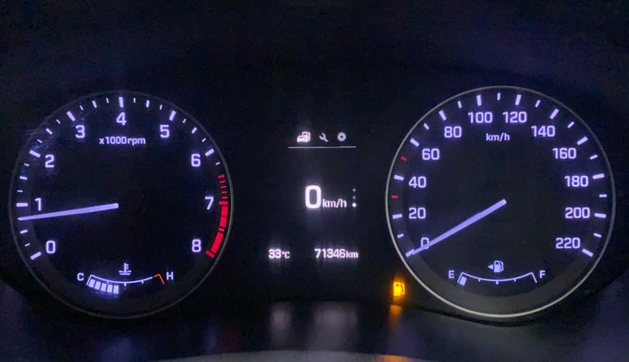 2015 Hyundai Elite i20 ASTA 1.2, Petrol, Manual, 71,454 km, Odometer Image