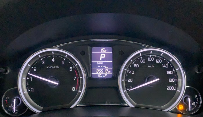 2018 Maruti Ciaz ZETA 1.4  AT PETROL, Petrol, Automatic, 85,512 km, Odometer Image