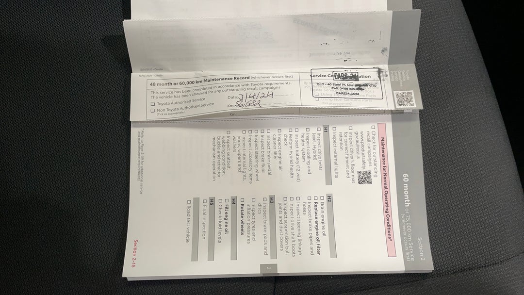 2021 Toyota Corolla Ascent Sport Hybrid, Automatic, 56582 km, Service History