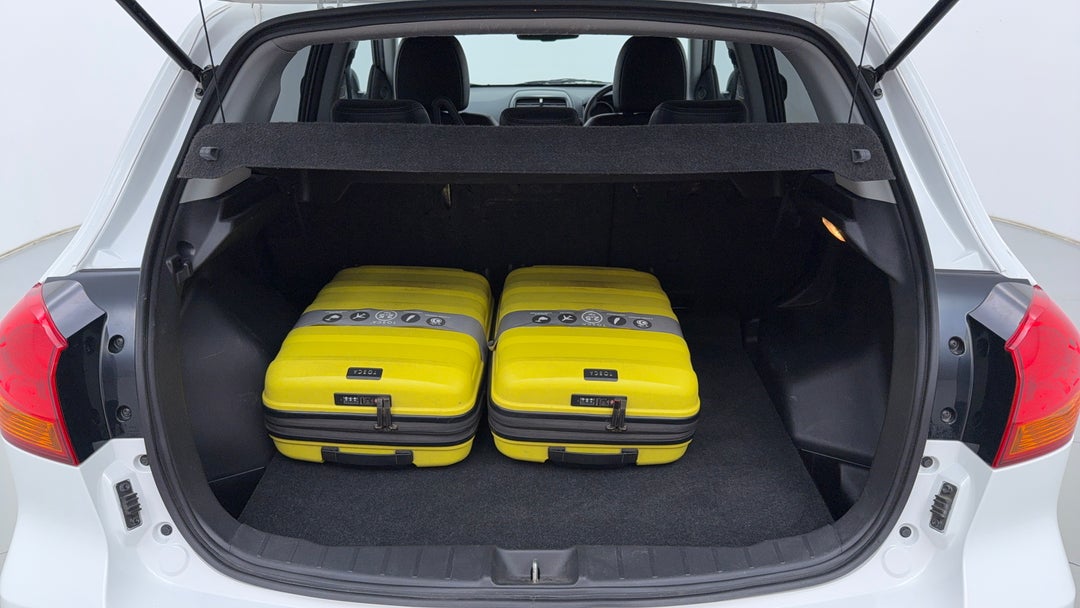 Boot Inside View with Luggage
