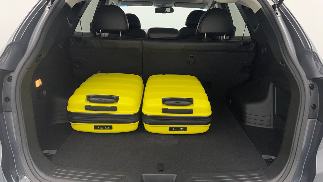 Boot Inside View with Luggage