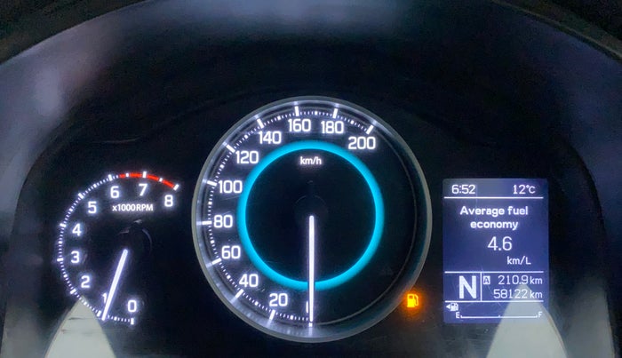 2017 Maruti IGNIS ZETA 1.2 AMT, Petrol, Automatic, 58,122 km, Odometer Image