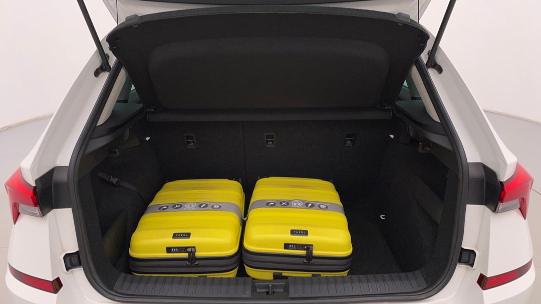 Boot Inside View with Luggage