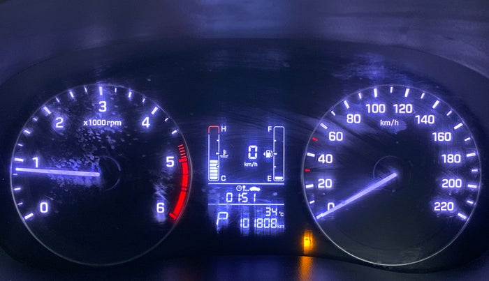 2016 Hyundai Creta SX PLUS AT 1.6 DIESEL, Diesel, Automatic, 1,01,807 km, Odometer Image