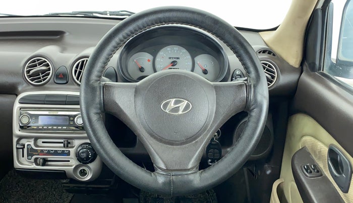 2011 Hyundai Santro Xing GL PLUS, Petrol, Manual, 59,423 km, Steering Wheel Close Up