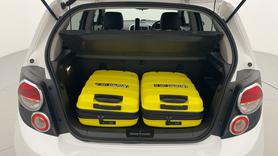 Boot Inside View with Luggage
