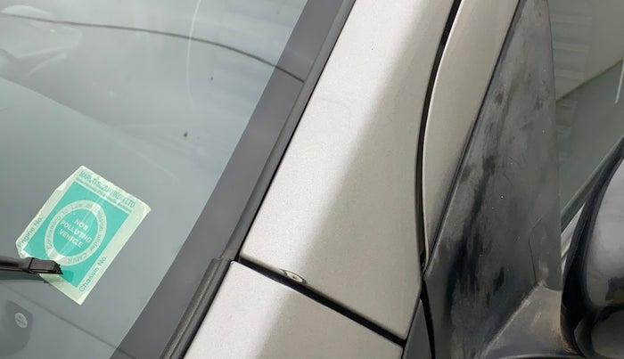 2018 Maruti Celerio X ZXI AMT, Petrol, Automatic, 11,781 km, Left A pillar - Paint is slightly faded