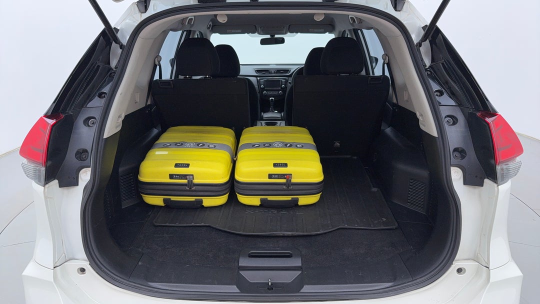 Boot Inside View with Luggage