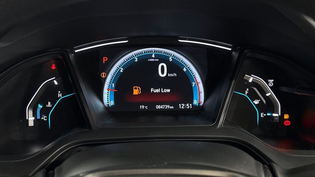 2019 Honda Civic Vti, Automatic, 84739 km, Odometer View