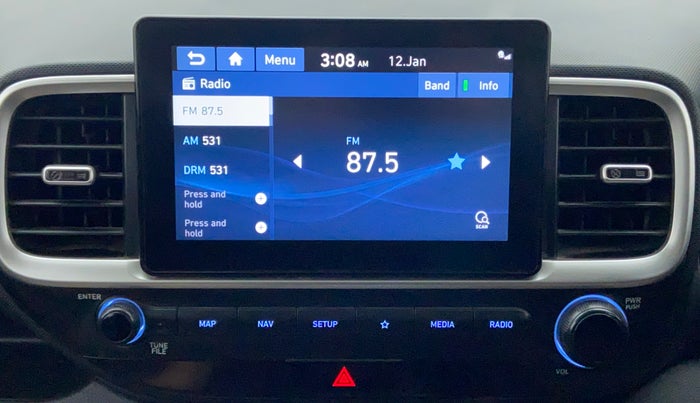 2019 Hyundai VENUE SX(O) CRDi, Diesel, Manual, 96,010 km, Infotainment System