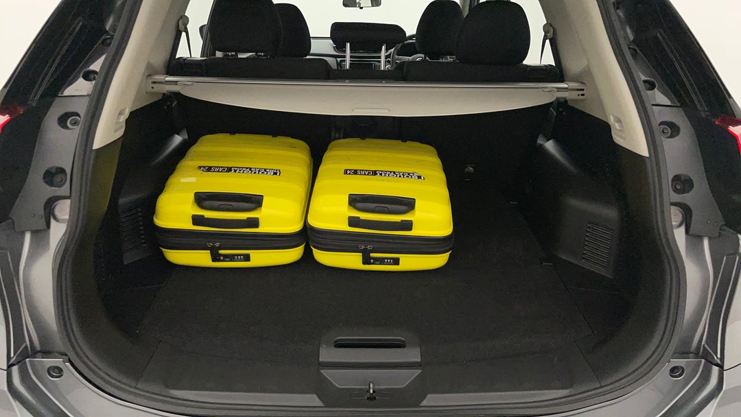 Boot Inside View with Luggage