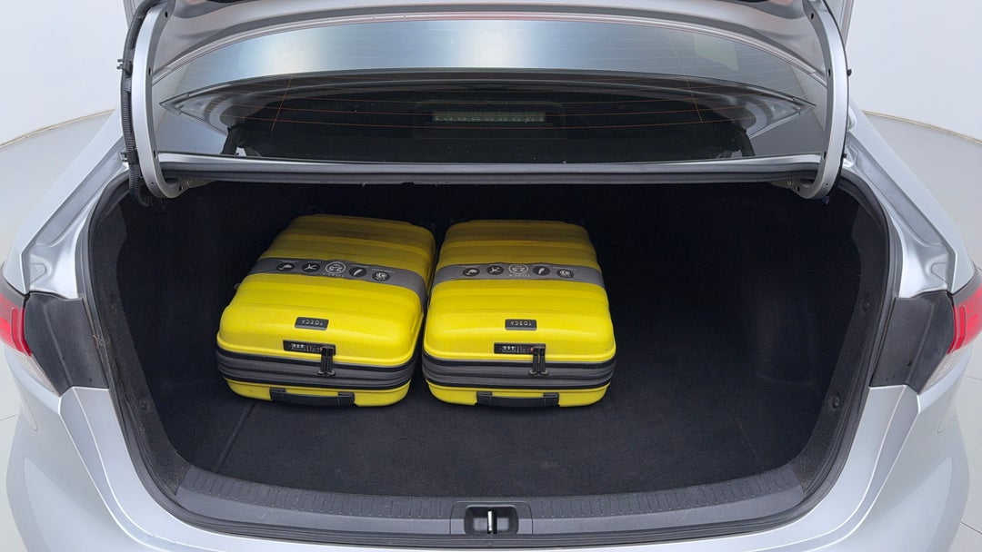 Boot Inside View with Luggage