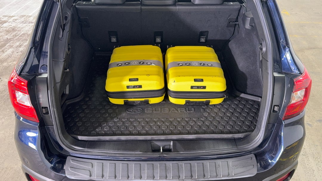 Boot Inside View with Luggage