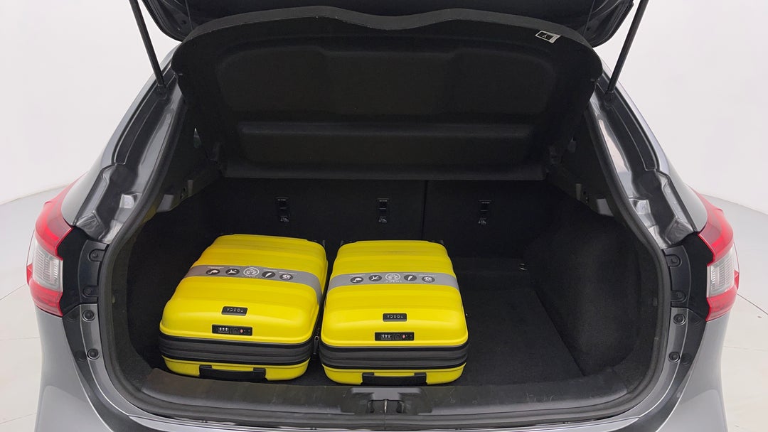 Boot Inside View with Luggage