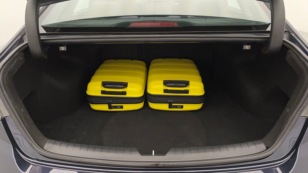 Boot Inside View with Luggage