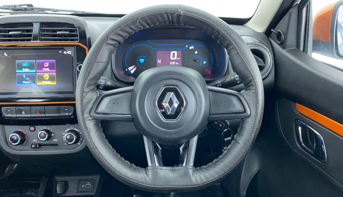 2021 Renault Kwid 1.0 CLIMBER OPT AMT, Petrol, Automatic, 5,534 km, Steering Wheel Close Up