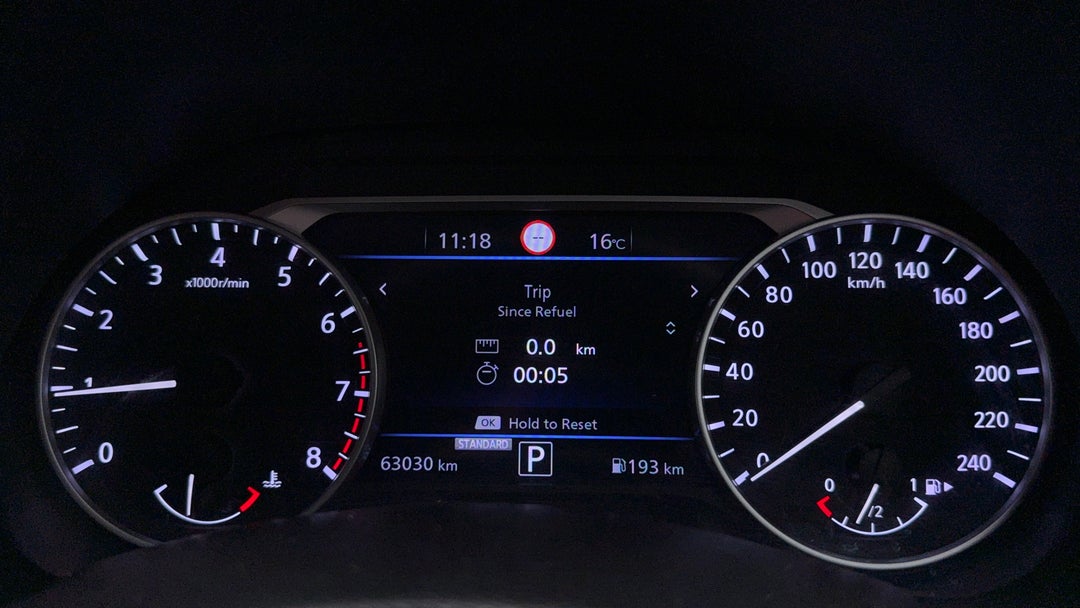 2023 Nissan Juke St-l, Automatic, 63030 km, Odometer View