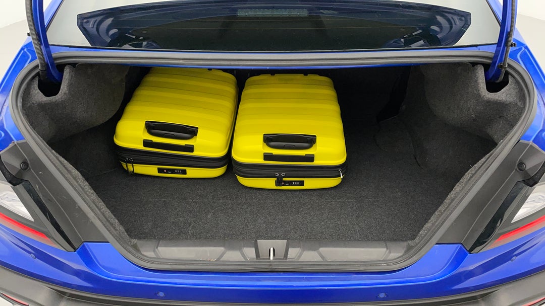 Boot Inside View with Luggage