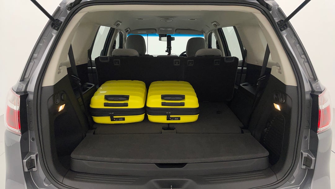 Boot Inside View with Luggage