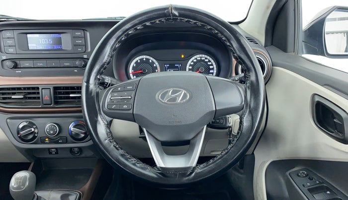 2021 Hyundai AURA S CNG, CNG, Manual, 18,022 km, Steering Wheel Close Up
