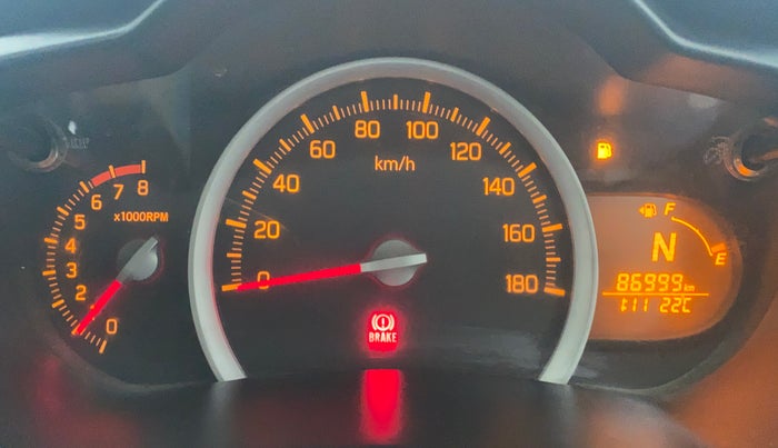 2015 Maruti Celerio VXI AGS, Petrol, Automatic, 86,905 km, Odometer View