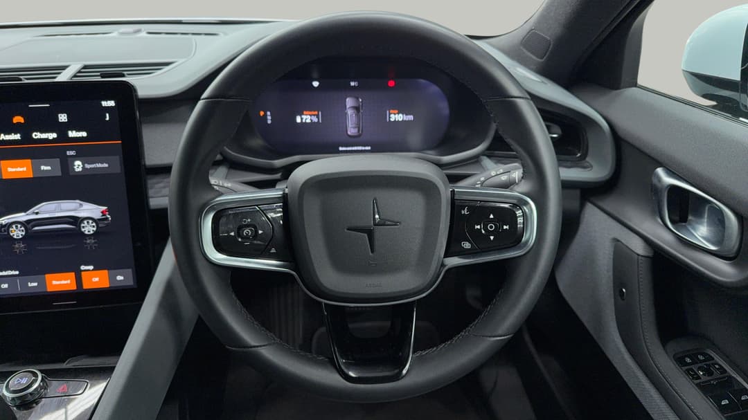 2022 Polestar 2 Std Range Single Motor 69kwh, Automatic, 36647 km, Steering Wheel Close-up