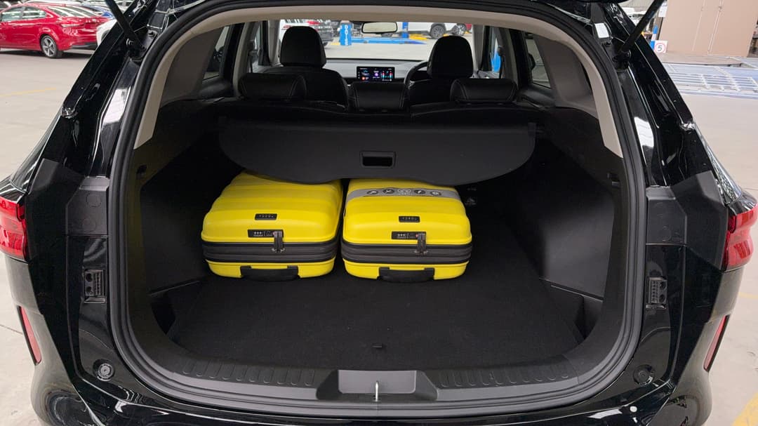 2025 GWM Haval H6 Lux, Automatic, 7556 km, Boot Inside View with Luggage