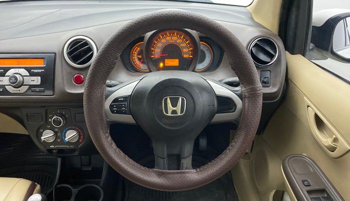 2012 Honda Brio S MT, Petrol, Manual, 90,437 km, Steering Wheel Close Up
