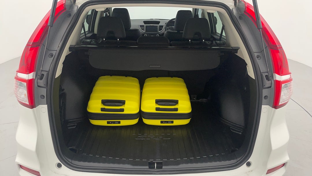 Boot Inside View with Luggage