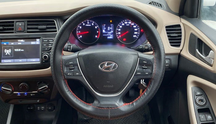 2019 Hyundai Elite i20 SPORTZ PLUS 1.2, Petrol, Manual, 26,880 km, Steering Wheel Close Up