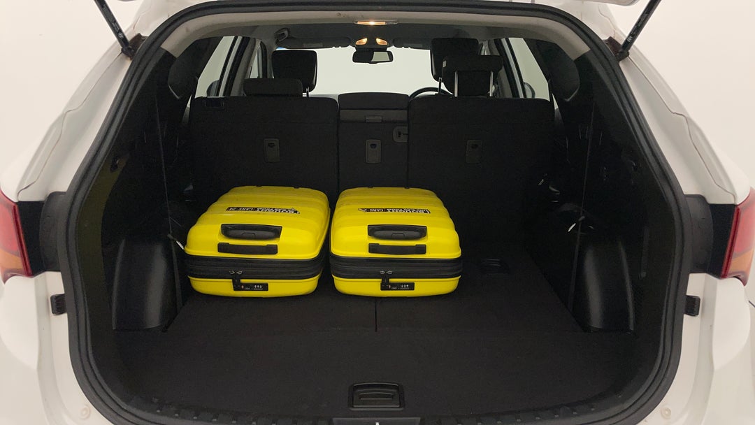Boot Inside View with Luggage