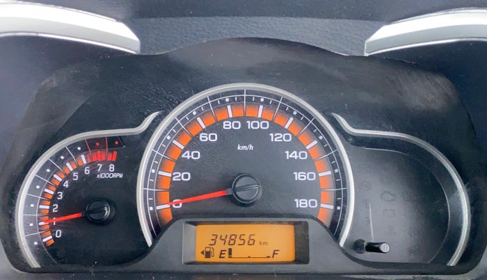 2015 Maruti Alto K10 VXI, Petrol, Manual, 34,855 km, Odometer Image