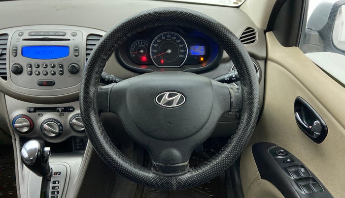 2013 Hyundai i10 SPORTZ 1.2 AT KAPPA2, Petrol, Automatic, 39,640 km, Steering Wheel Close Up