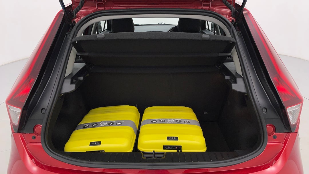 Boot Inside View with Luggage