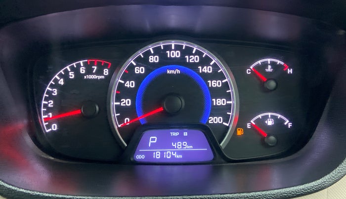 2017 Hyundai Grand i10 SPORTZ (O) 1.2 AT VTVT, Petrol, Automatic, 18,163 km, Odometer Image