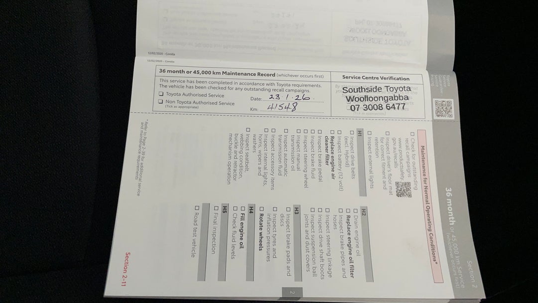 2021 Toyota Corolla Ascent Sport, Automatic, 41595 km, Service History
