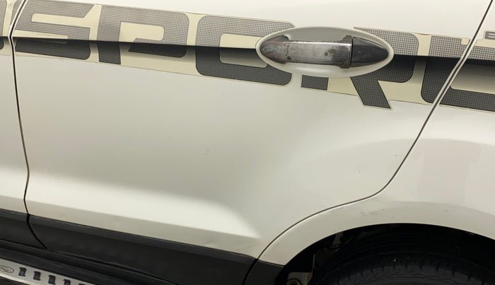 2018 Ford Ecosport AMBIENTE 1.5L DIESEL, Diesel, Manual, 37,750 km, Rear left door - Slightly dented